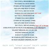 Taylor Swift’s “Wildest Dreams” - Lyrics Analysis