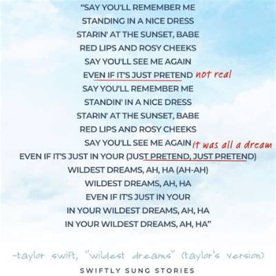 Taylor Swift’s “Wildest Dreams” - Lyrics Analysis