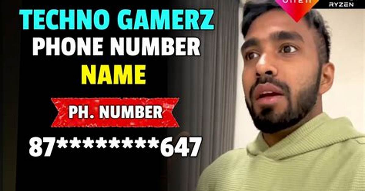 Techno Gamerz Ujjwal Phone Number