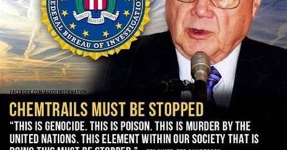 Ted Gunderson Chemtrails: Unveiling the Truth Behind the Conspiracy