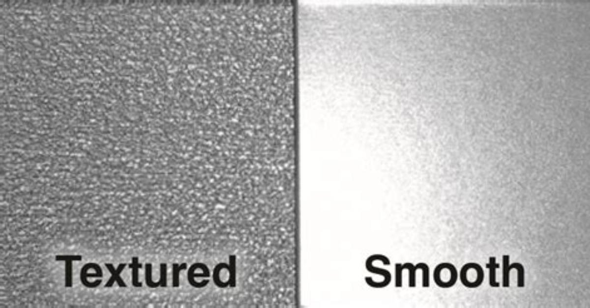 Textured vs Smooth Black