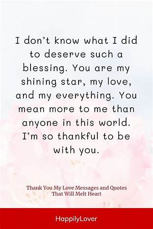 Thank You Love You Quotes: Expressing Your Affection with Words
