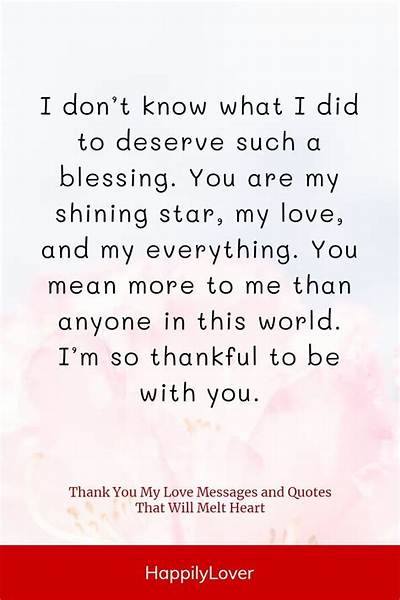 Thank You Love You Quotes: Expressing Your Affection with Words