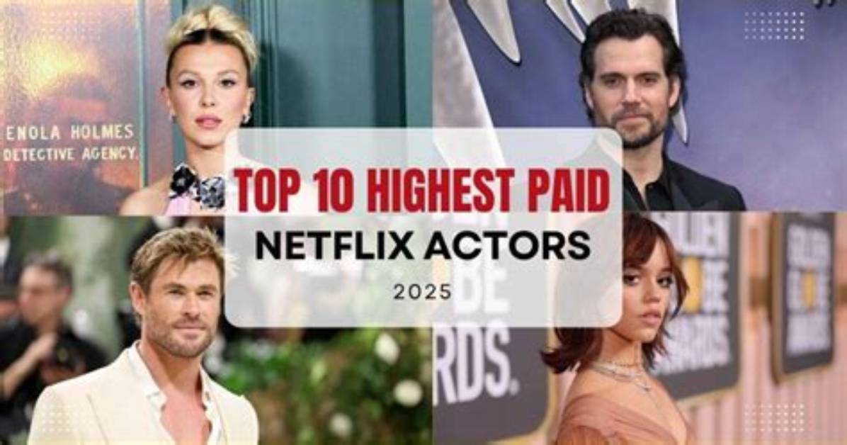 The 10 Highest Paid Actors on Netflix