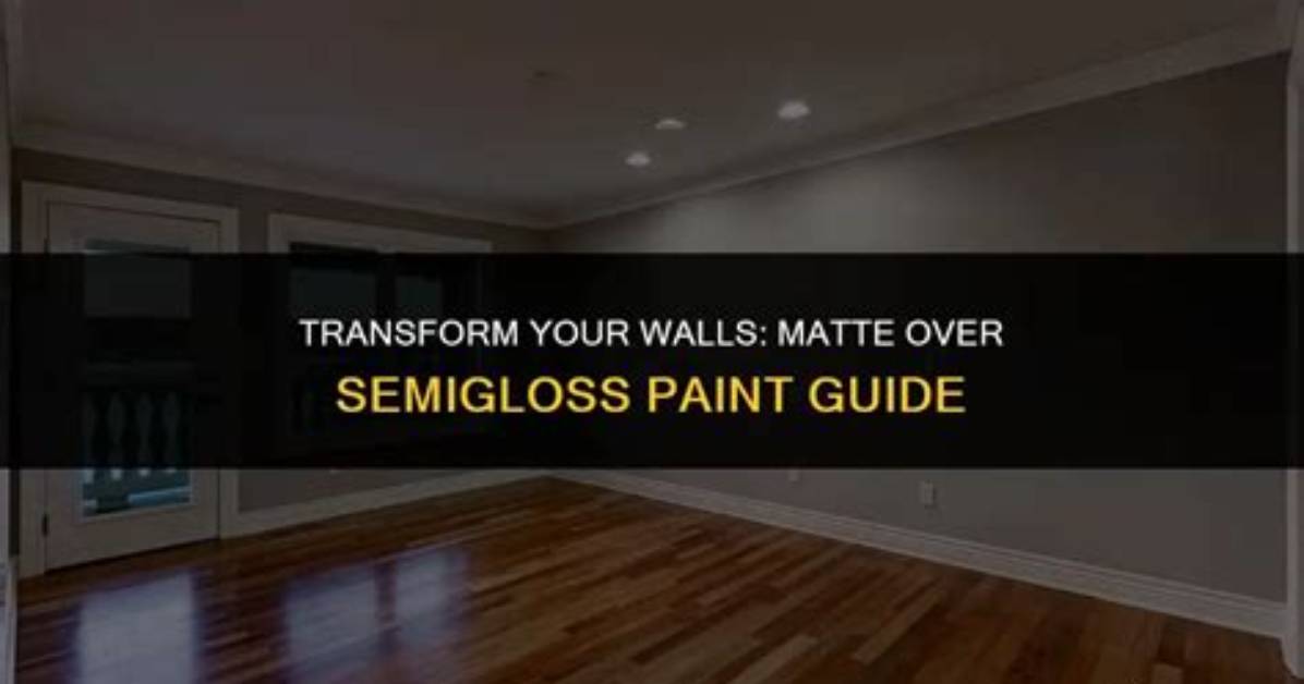 The Advantages of Semigloss Paint Over