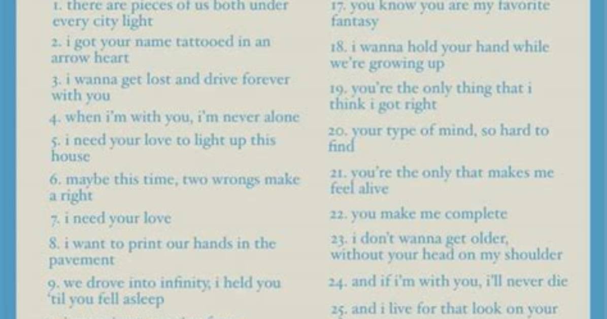 The Best 5 Seconds of Summer Lyrics About Pop Punk Influences