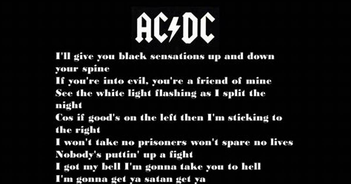 The Best Ac Dc Lyrics About Life on The