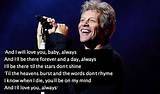 The Best Bon Jovi Lyrics About Love and Relationships