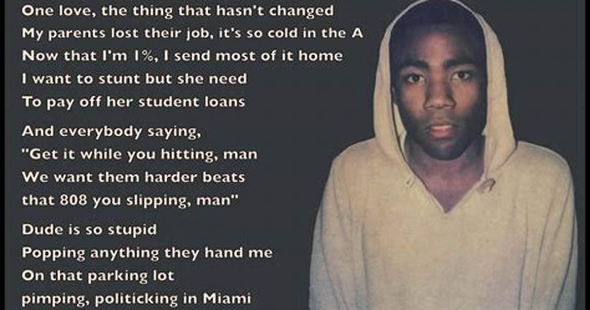 The Best Childish Gambino Lyrics About Childhood and Growing Up