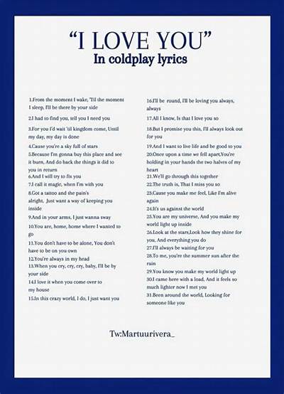 The Best Coldplay Lyrics About Love