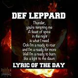 The Best Def Leppard Lyrics About Rock and Roll Lifestyle