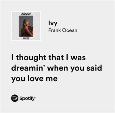 The Best Frank Ocean Lyrics About Love