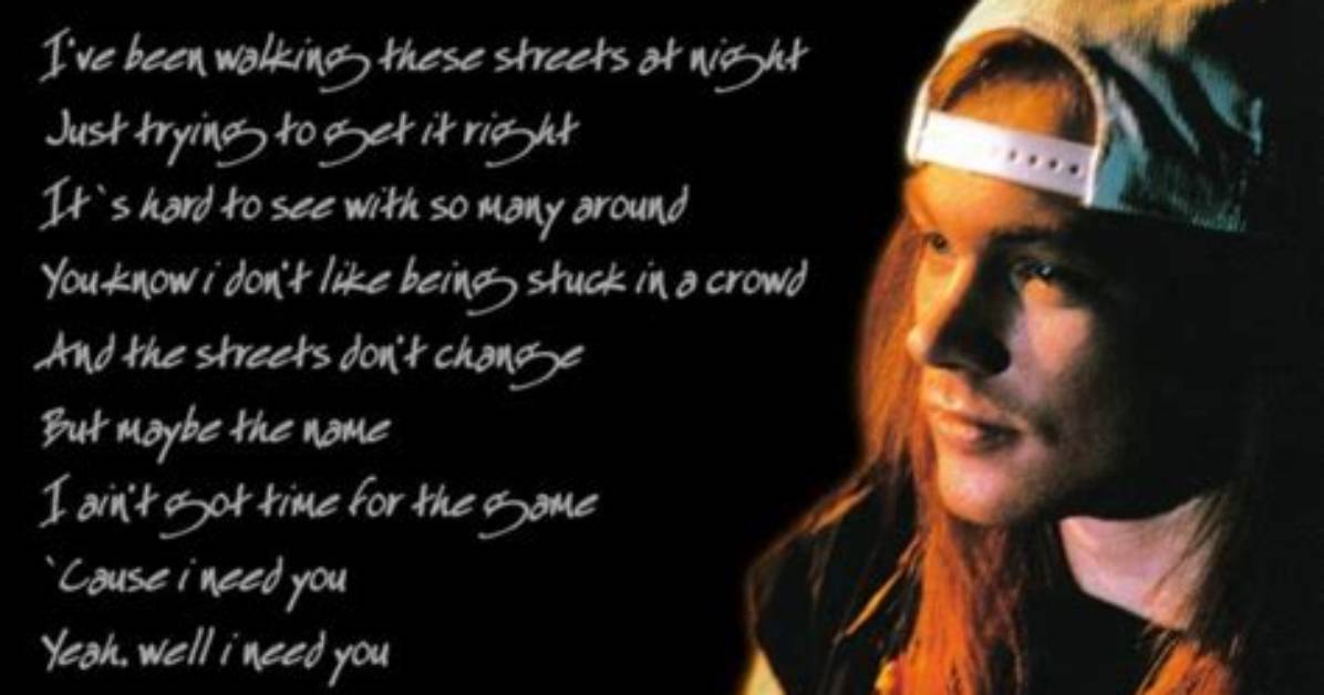 The Best Guns N’ Roses Lyrics About Glamour