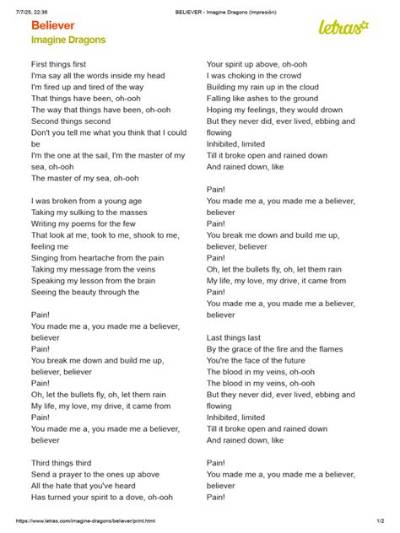 The Best Imagine Dragon Lyrics About Rebellion