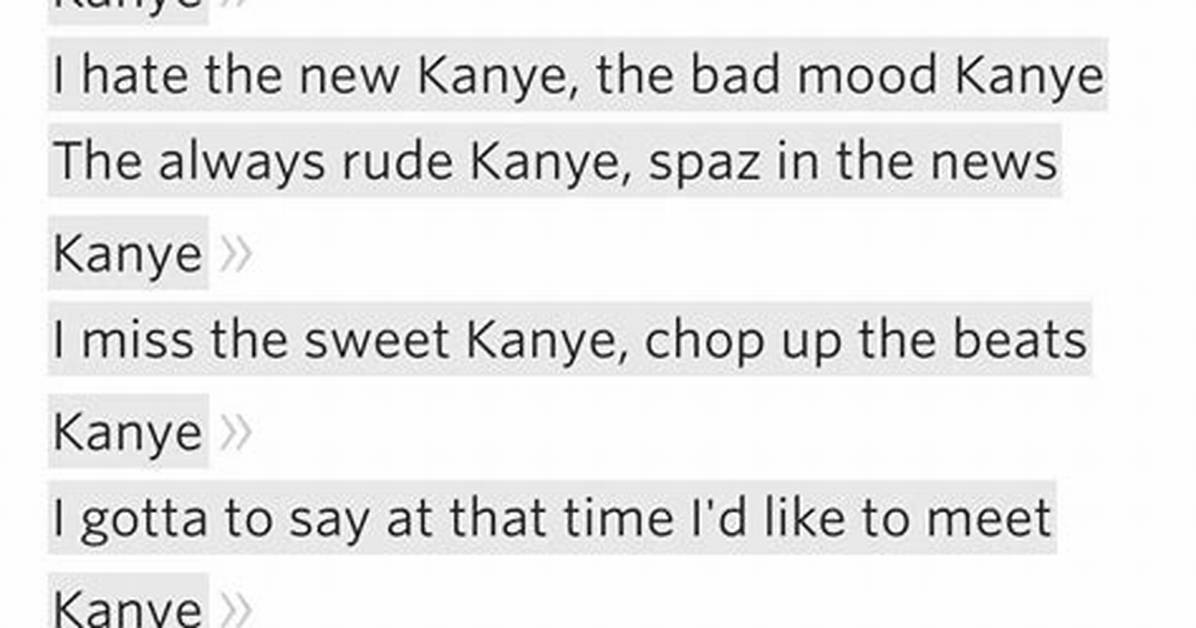 The Best Kanye West Lyrics About Social