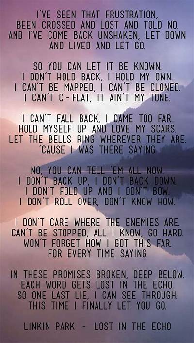 The Best Linkin Park Lyrics About Reflection