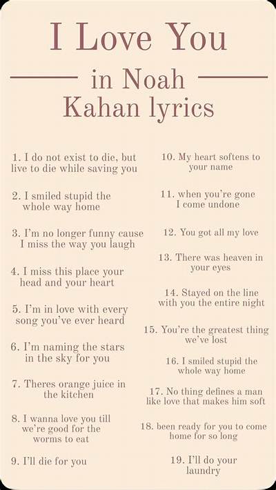 The Best Noah Kahan Lyrics About Love