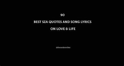 The Best Sza Lyrics About Love and Relationships