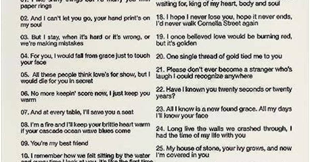 The Best Taylor Swift Lyrics About Love — the Socratic Method