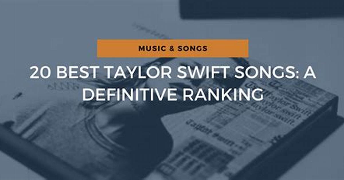 The Best Taylor Swift Songs for Running