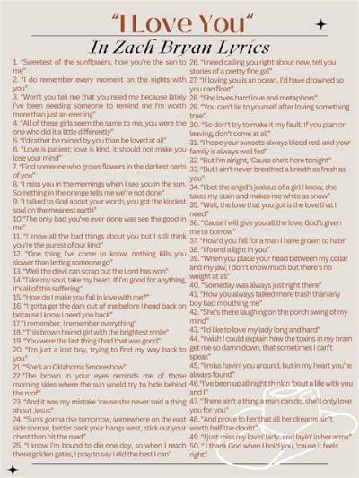 The Best Zach Bryan Lyrics About Reflection