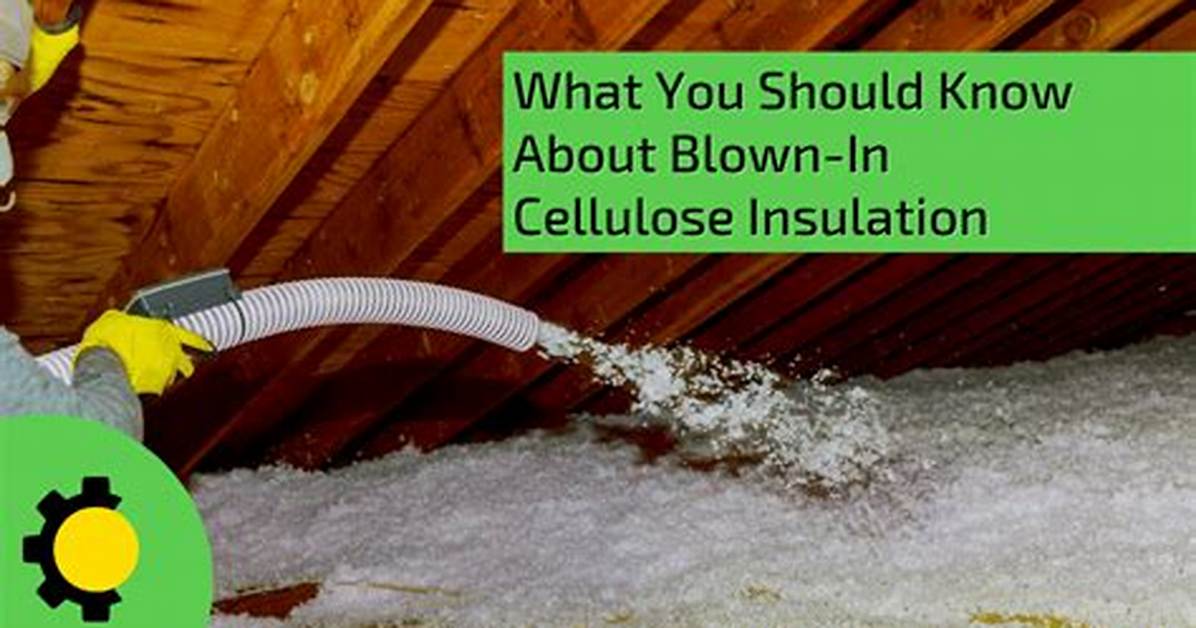 The Expected Lifetime of Blown in Cellulose
