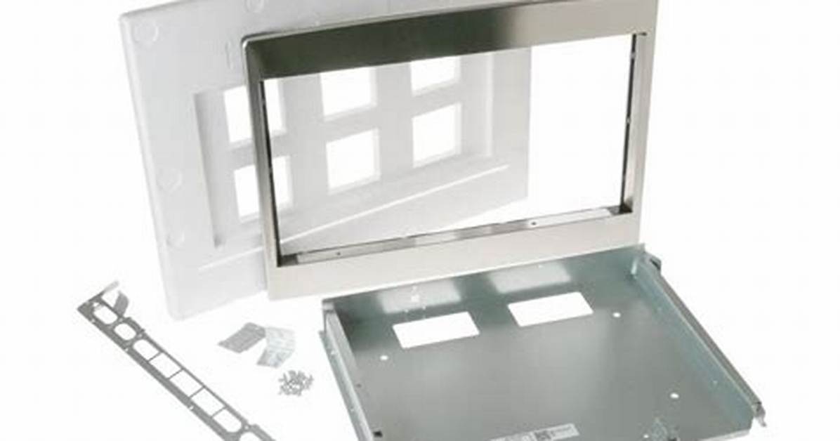 The Ge Profile Microwave's Trim Kit Instructions
