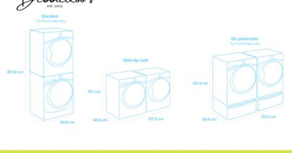 The Height of Washer and Dryer