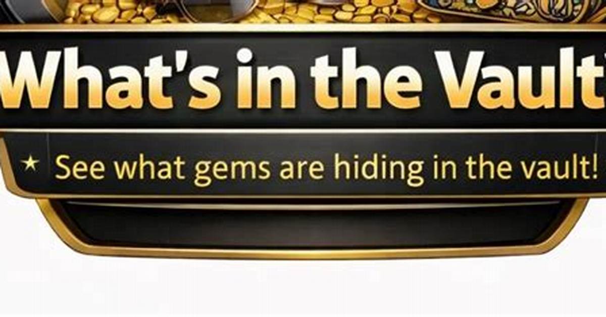 The Hidden Gem of Yardley: the Vault