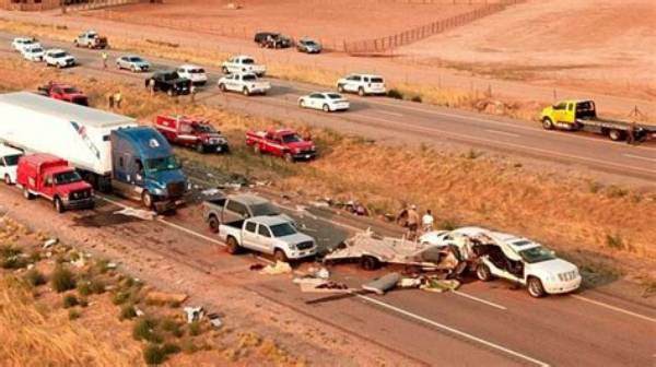 The Infamous 22 Car Pile up Race