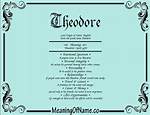 The Intriguing Meaning Behind the Name Theodore
