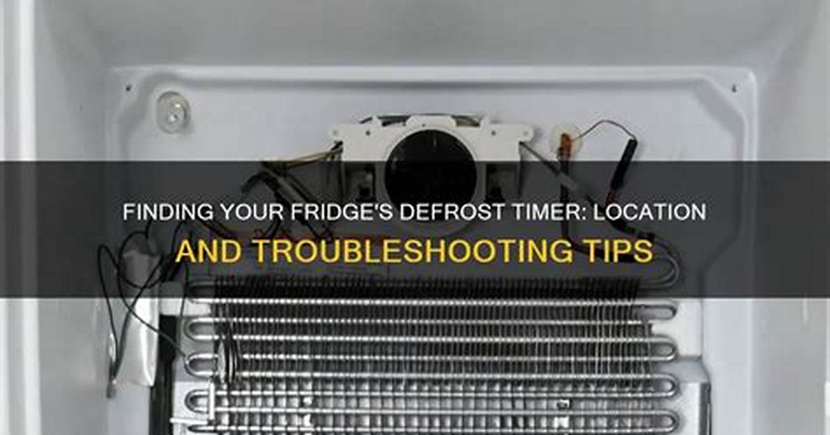The Location of the Defrost Timer on an Admiral