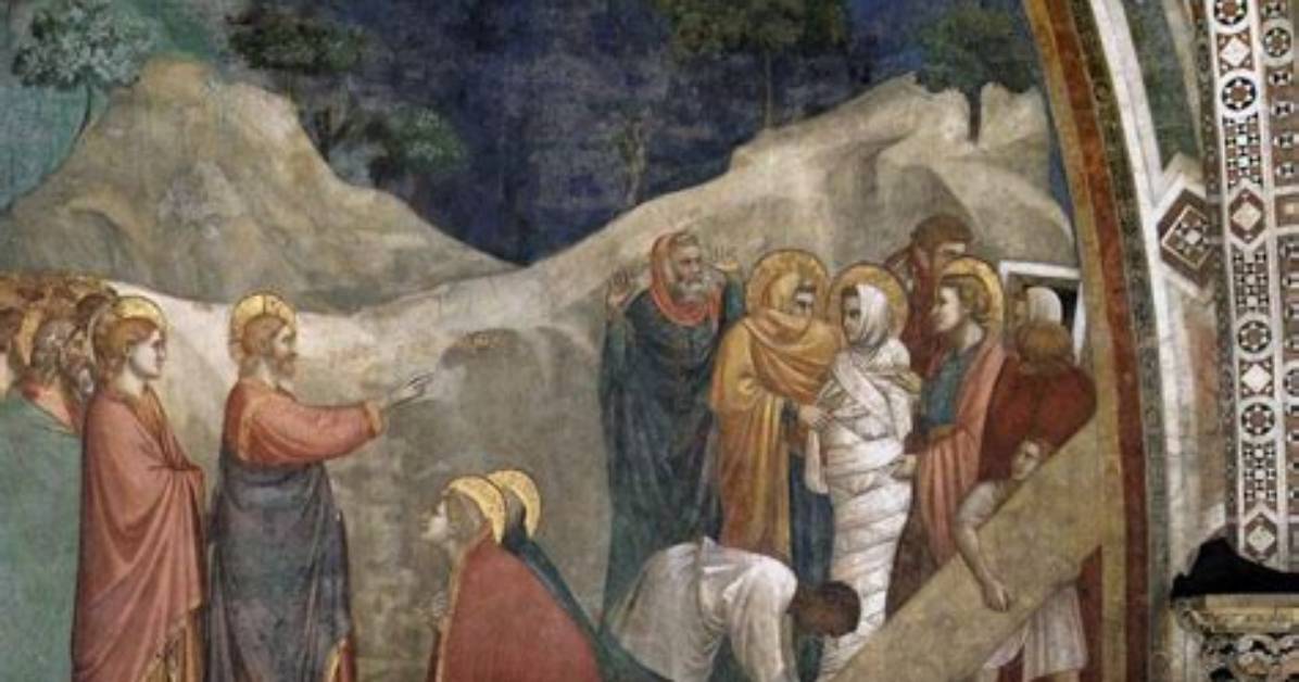 The Meaning of Raising of Lazarus by Giotto Di