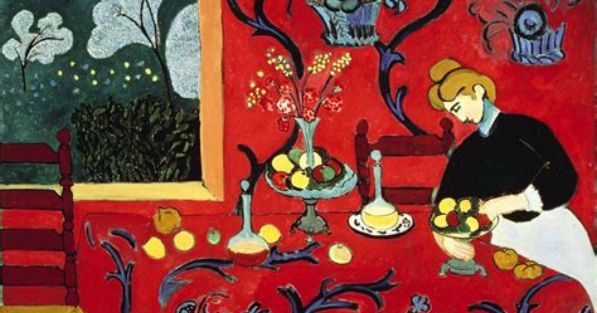 The Meaning of the Dessert Harmony in Red by Henri