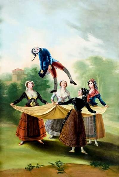 The Meaning of the Straw Manikin by Francisco Goya