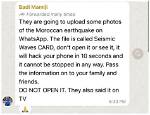 The Moroccan Earthquake Whatsapp Hack Scare: Separating Fact from Fiction - Sarkariresult