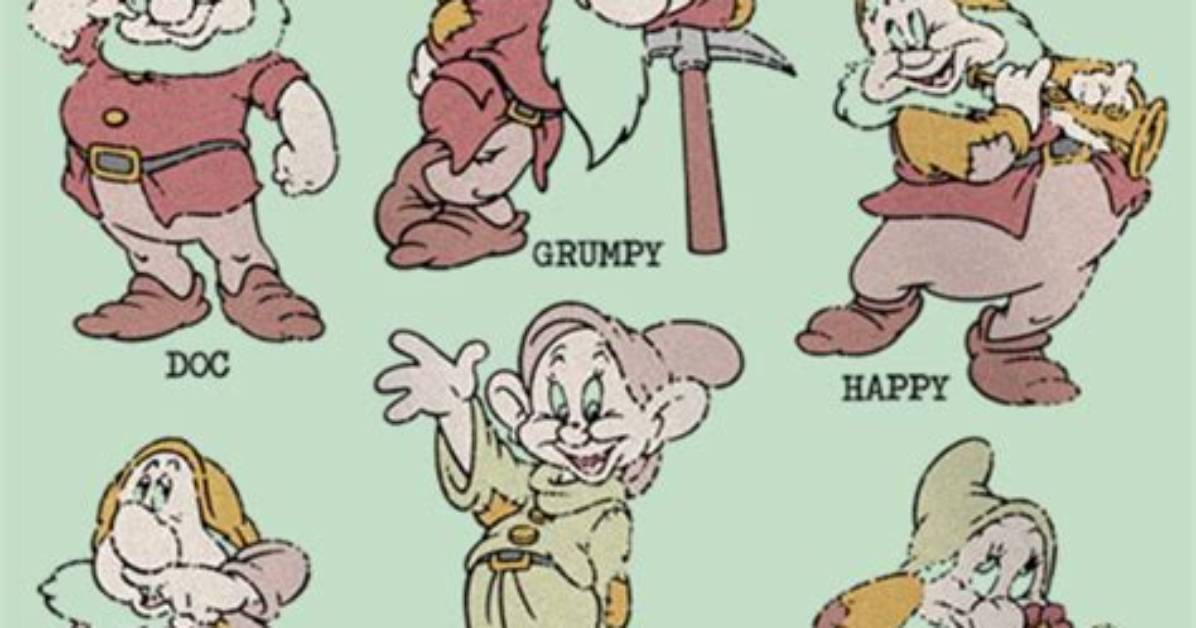 The Names of Snow White's Seven Dwarfs