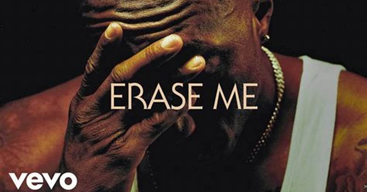 The Profound Meaning Behind: "Erase Me" Lyrics Analysis