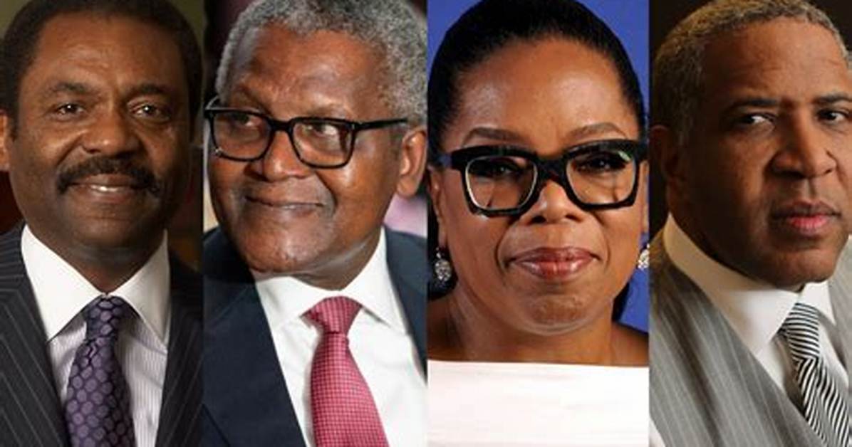 The Top 10 Richest Black People in The