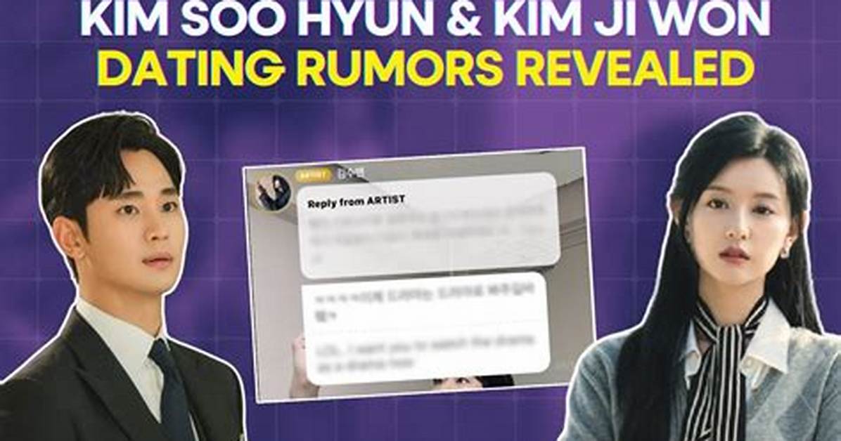 The Truth Unveiled Is Kim Ji Won Currently Romantically