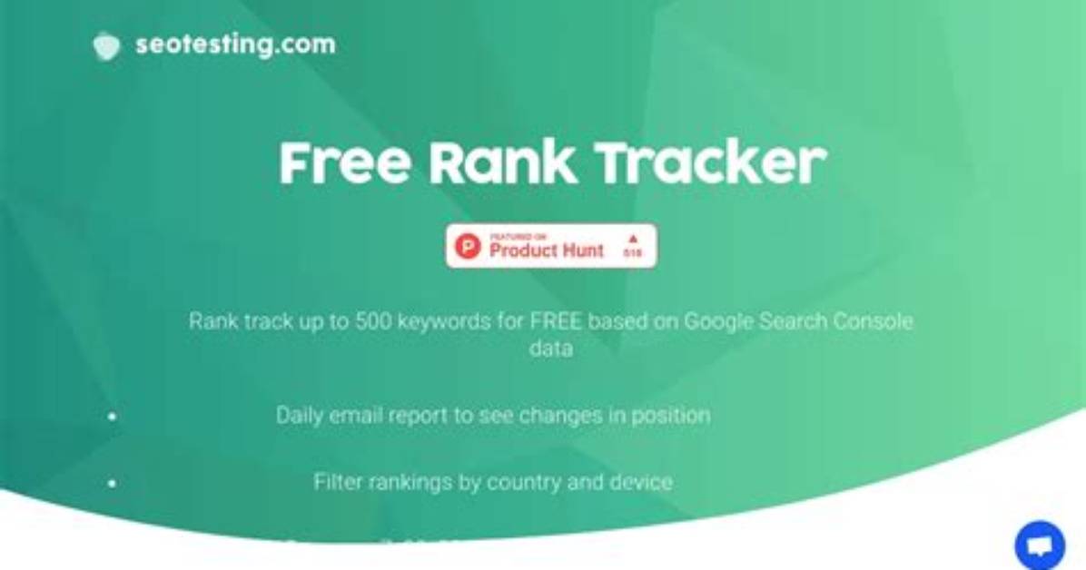 The Ultimate Free Website Rank Tracker