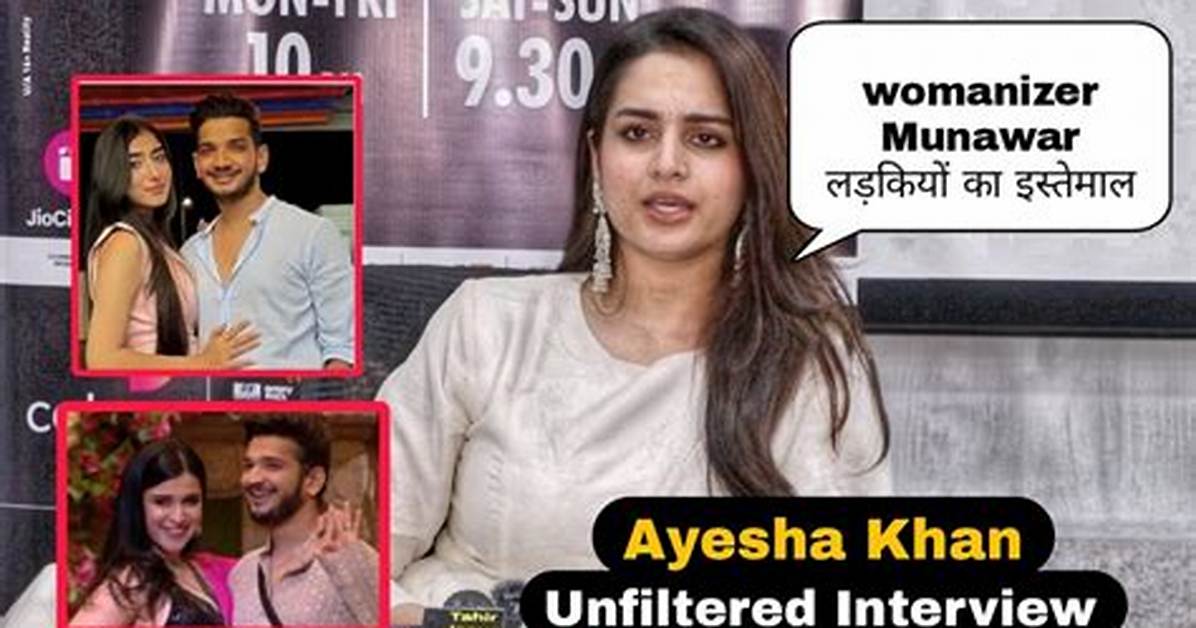 The Unfiltered Charisma of Ayesha Khan a Prominent Internet