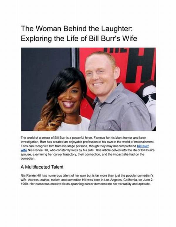 The Unseen Life Behind the Laughter: Bill Burr's Wife Revealed