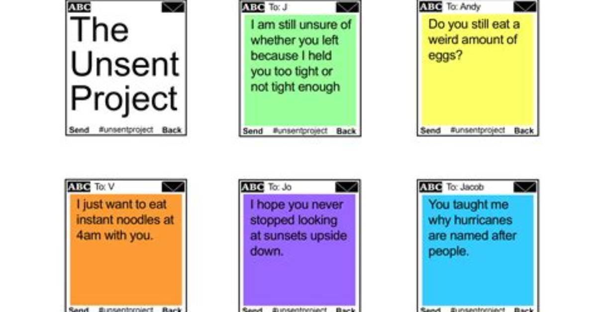 The Unsent Project: a Journey of Unexpressed Feelings