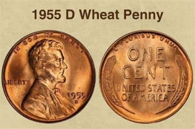 The Value of a Circulated 1955-D Wheat Penny