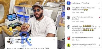 “They Have Served Him Breakfast” Nigerians Drag Kiddwaya as He Opens up on His Proposal to a Foreign Lady