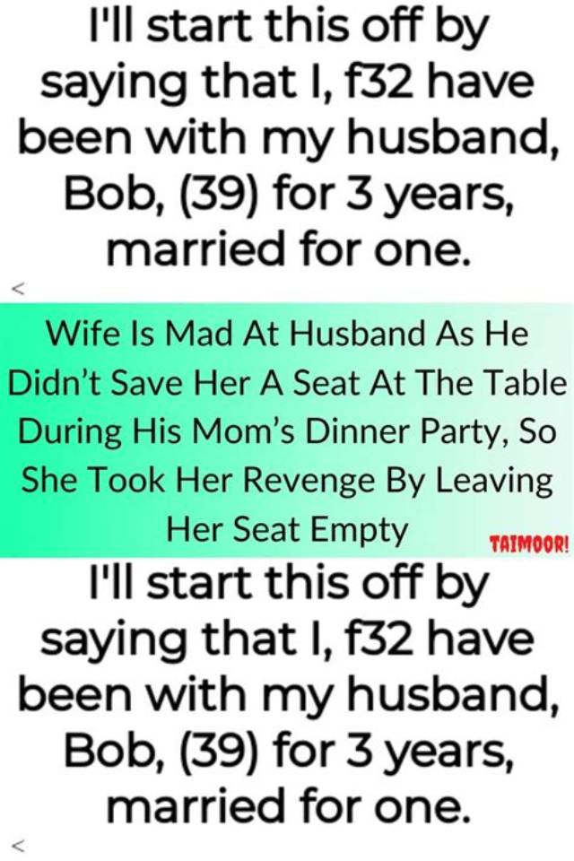 This Husband Is Mad His Wife Didn't Remind Him of His Mom's Birthday