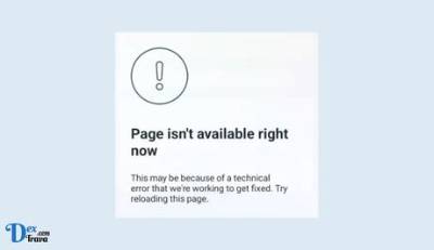 This Page Isn't Available Right Now: Understanding the Common Error