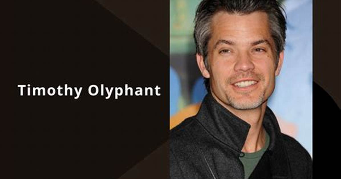 Timothy Olyphant: a Biography of the Acclaimed Actor