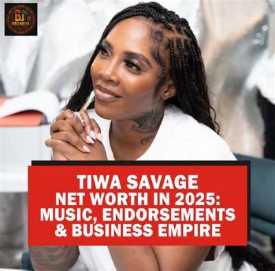 Tiwa Savage Net Worth, Assets, Endorsements & Investments